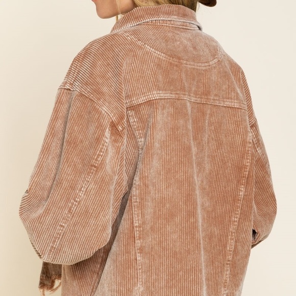 🌾POL VINTAGE CORDUROY RAW HEM JACKET - Picture 5 of 7